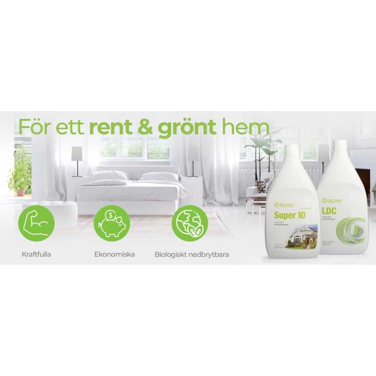 LDC -Milt disk- och rengöringsmedel. Diska i kallt vatten!  Giftfritt.