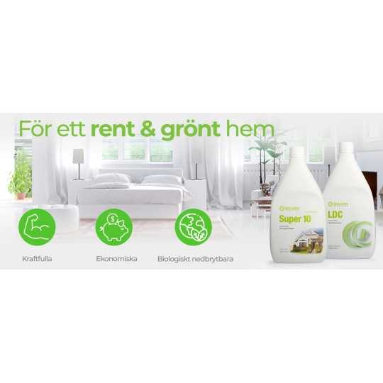 Testa Super 10 rengöringsmedel och se fläckar försvinner som magi!