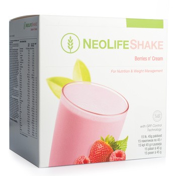 NeoLife Shake, Protein Shake, Berries'n Cream